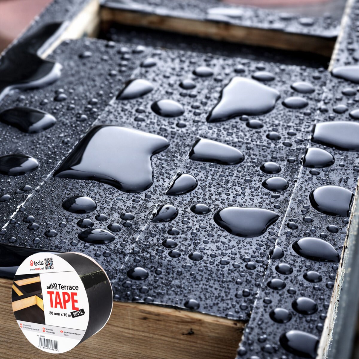 Butilo juosta terasos karkasui