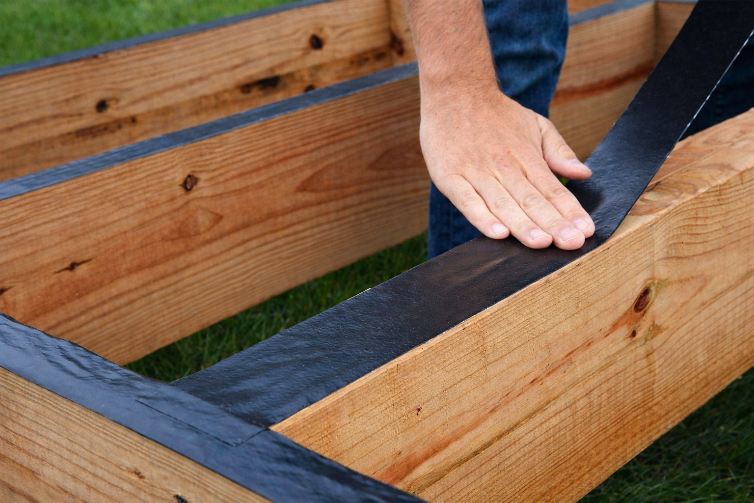 Juosta terasos karkasui apsaugoti